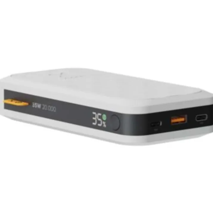 Xtorm powerbank, 2 x USB-C, 20.000 mAh, hvid