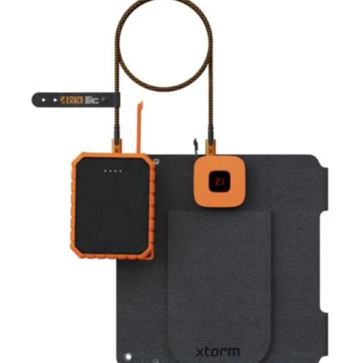 Xtorm SolarBooster solcelle oplader, USB-C/A, 14W