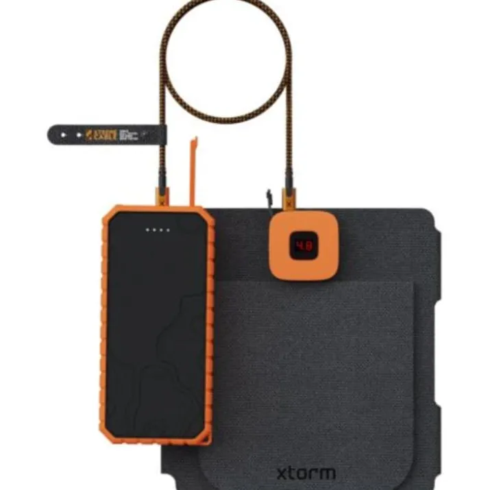 Xtorm SolarBooster solcelle oplader, USB-C/A, 28W